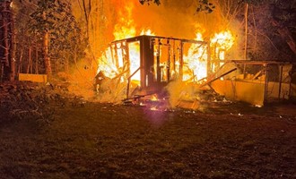 Mutual Aid Supported Middlefield Shed Fire Response