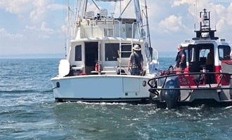 Old Saybrook Fire Boat Responded to Westbrook Boat Fire
