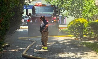 Second-Alarm Fire Contained to Building of Origin