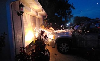 Quick Response Prevents Vehicle Fire from Spreading to Home