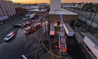 Lyndhurst Crews Contain Commercial Fire at Kingsland Shops