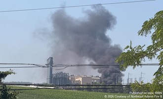 Northeast Adams Engine Assisted at Power Plant Fire