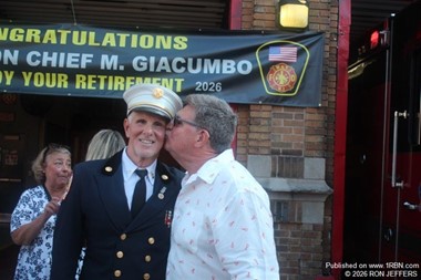 North Hudson Battalion Chief Mike Giacumbo & brother, retired Battalion Chief Danny Giacumbo