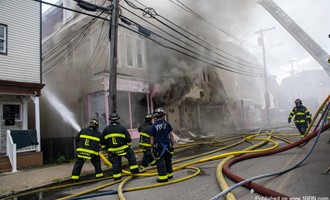 Five-Alarm Fire Displaces 51 Residents in Lawrence