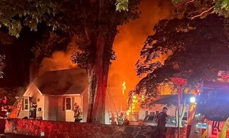 Multi-Alarm Crews Contain Structure Fire on Stuart Avenue