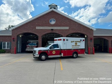 East Amherst Fire Department Places New ALS Ambulance in Service