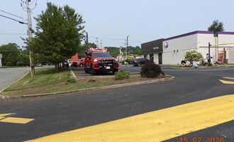 Electric smell inside building