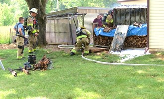 Structure Fire in Upper Hanover Twp.