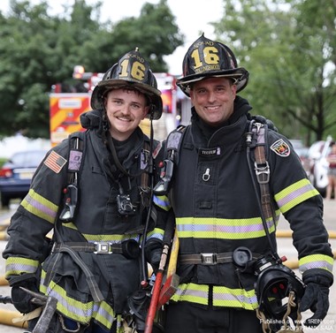 Collingswood FF Eamon Oswald & FF Mike Prete