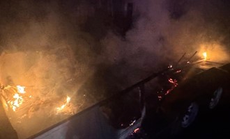 Reserve VFD Responded to Storage Trailer Fire