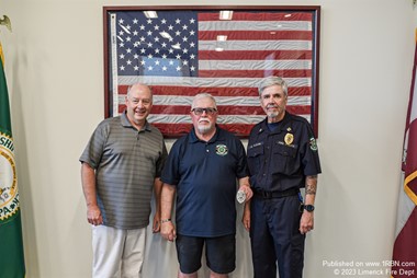 Bob Michetti Sworn in as a Fire Police