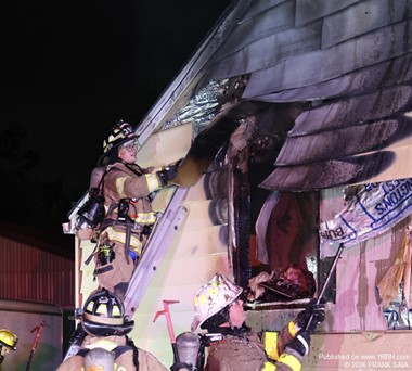 Hainesport FF Megan Lontoc Overhauling at Working Fire