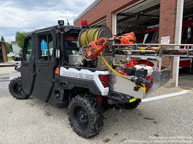Mechanic Falls Fire/Rescue Introduced UTV 1