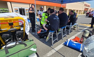 Atlantic Beach Rescue Assisted at Freeport HazMat Incident