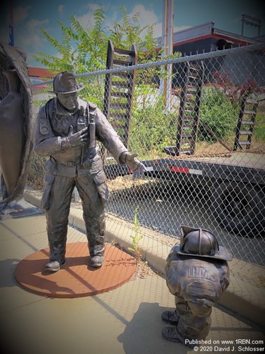 Alan Cotrill Studio Sidewalk Sculpture in Zanesville