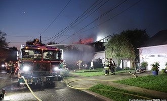 West Deptford Battles Early Morning Blaze