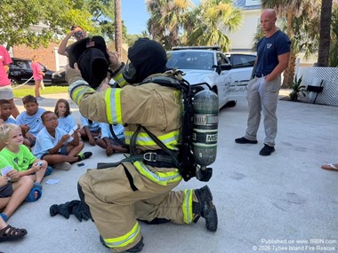 First Responders Engage Campers with Hands-On Safety Experience