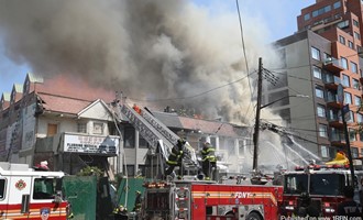 Massive fire ravages NYC home, injuring 21 & killing 1