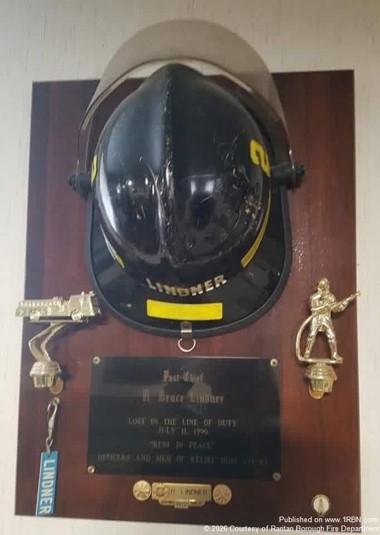 Raritan Borough FD Honored Ex-Chief Bruce Lindner’s Legacy