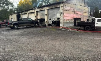 Mutual Aid Response to Building Fire in Oxford Township