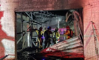 Detached Garage Fire Quickly Contained, Nearby Homes Protected
