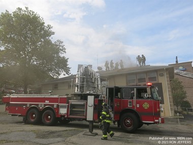 Members of North Hudson Ladder Co.