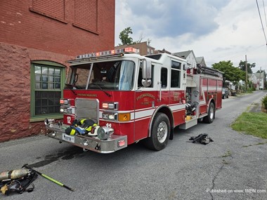 Engine 12 11 of the Freemansburg Fire Company