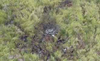 Drone Crash with Small Fire Located on Industrial Property