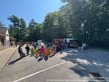 Somersworth First Responders Visit Maplewood School