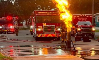 Controlled Burn-Off Safely Mitigates Propane Tank Leak