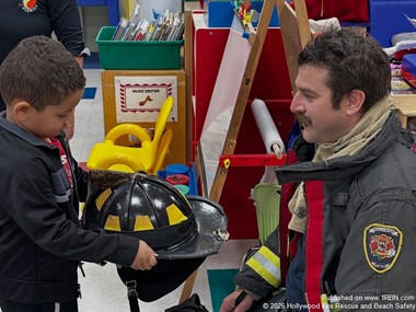 Engine 5 Engages Students with Hands-On Fire Safety Education