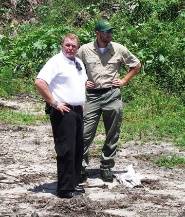 SOUTHERN MANATEE BATTALION CHIEF CHRIS GOULD, AND FOREST RANGER KIERAN BOWBEER