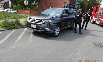Vehicle into pole injuries
