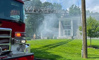 Transitional Attack Stops Garage Fire from Extending into Home