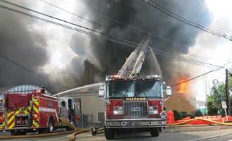 FIRE DESTROYS TOTOWA BUSINESS