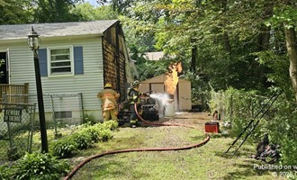 Golf Cart and Propane Tank Catch House on Fire