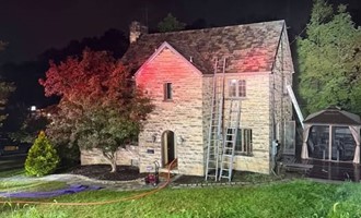 Mutual Aid Crews Respond to Residential Structure Fire in Pleasant Hills