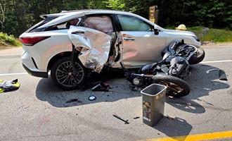 Three Motorcycle Collisions in One Week Keep Gorham Crews Busy