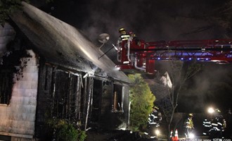 Fully Involved House Fire in Brookhaven