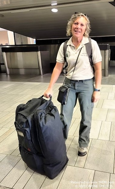 FIREFIGHTER SANDRA CIRONE ON DEPLOYMENT TO TEXAS