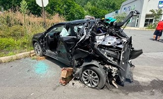 Engine 45-10 Assists with Entrapment Rescue in Ashland Borough