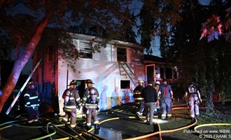 Riverside house fire sends three to the hospital