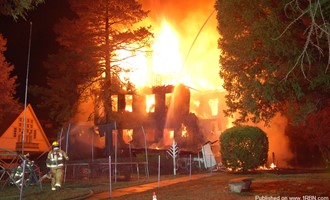 MASSIVE FIRE DESTROYS RUTHERFORD SYNAGOGUE