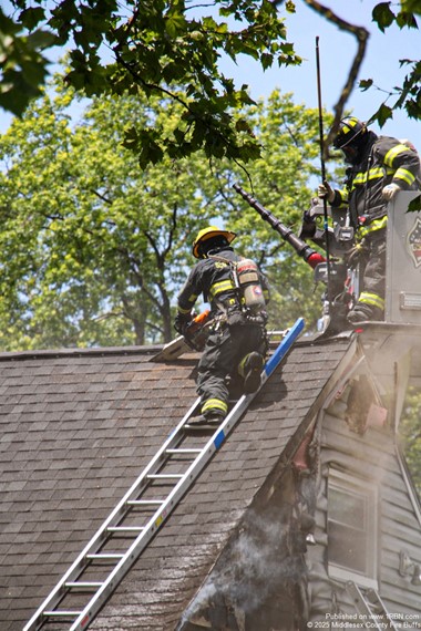 Scotch Plains Fire Department Venting The Roof
