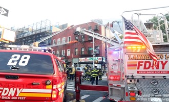 Early Evening Fire Displaces Many