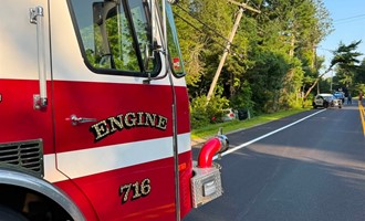 Charlestown-Richmond Crews Responded to Vehicle Crash