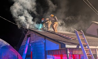 Falconer Fire Department Assists at Working House Fire with Mutual Aid Support