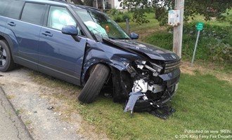 King Ferry Fire Department Leads Response to Two-Vehicle Accident on Route 34B