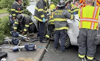 Attleboro Firefighters Extricate Driver From Serious West Street Crash