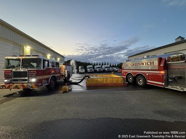 East Greenwich crews drill on rural water operations after mutual aid call